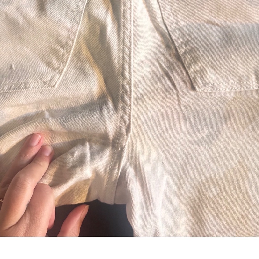 Universal Thread Vintage Straight Jeans Watercolor Cream Size 10 **See desc. ** - Picture 7 of 8